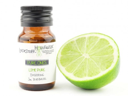 Lime Pure ist ein besonderes Flavour, das in jedem Boilie gut zur Geltung kommt.