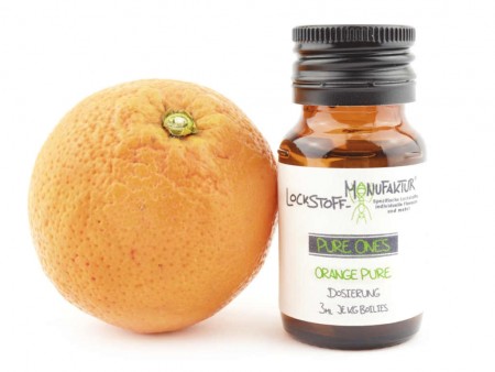 In Fischmehl-Boilies ist Orange Pure ein sehr fängiges, natürliches Flavour mit besonderem Geschmack.